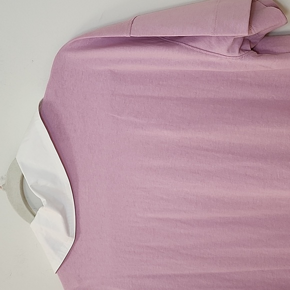 NWT Everlane Womens Polo Dress 100% Organic Cotton Preppy Collared Pink Sz Small - Picture 14 of 16